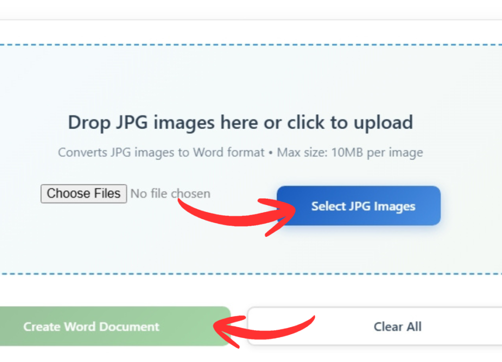 JPG to Word Converter